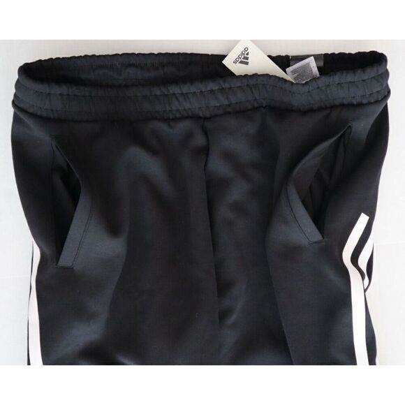 adidas IC6710 Men's Sz XL Black/White 3-Stripe Sweatpants & L/S Hoodie - Picture 13 of 16